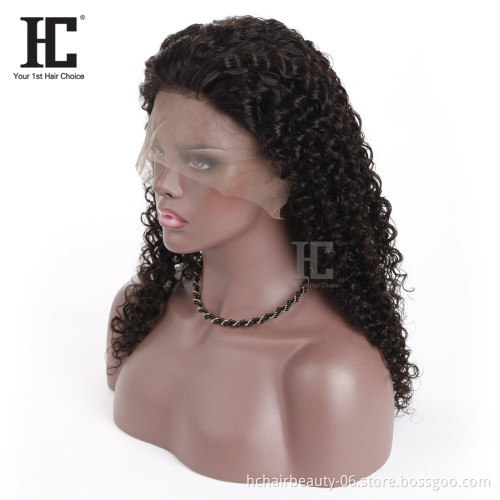 360 Lace Frontal Wigs Kinky Curly Remy Human Hair Wigs Pre Plucked With Baby Hair Brazilian wigs High Density